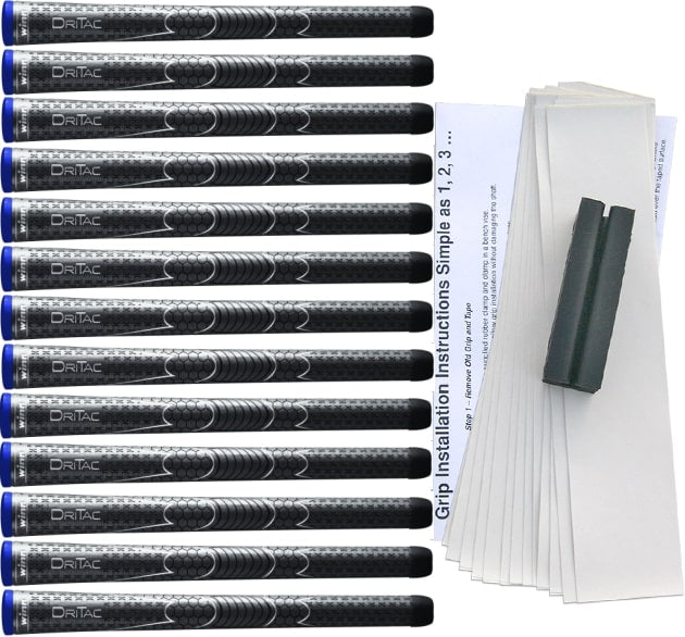 Winn Dri-Tac Dark-Grey 13-pc Grip Kit