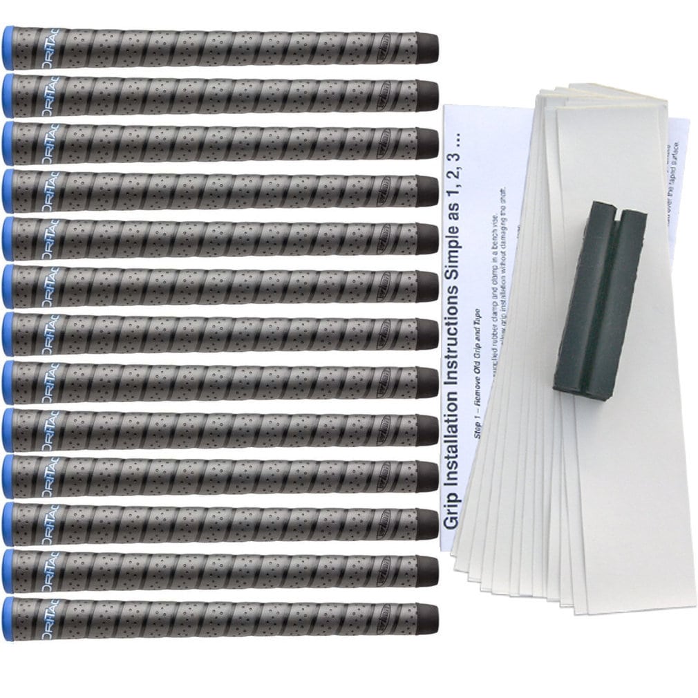 Winn Dri-Tac Wrap Gray 13-pc Grip Kit