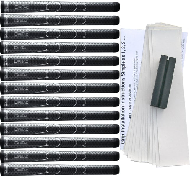 Winn Dri-Tac Dark-Grey 13-pc Grip Kit