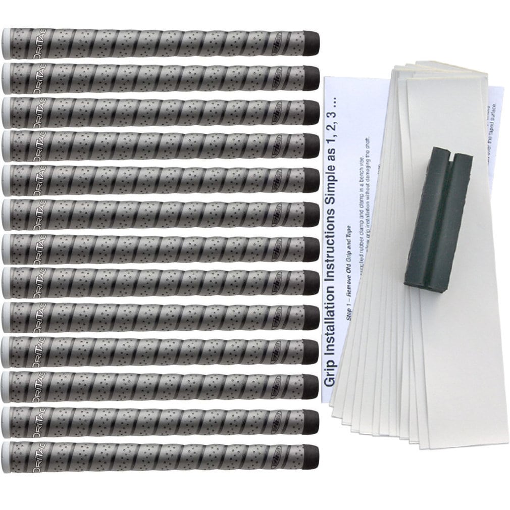 Winn Dri-Tac Wrap Gray 13-pc Grip Kit