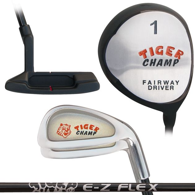 Built Tiger Champ Junior 4-Club Set