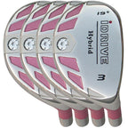 iDrive Pink Hybrids (Set of 4 Clubs)