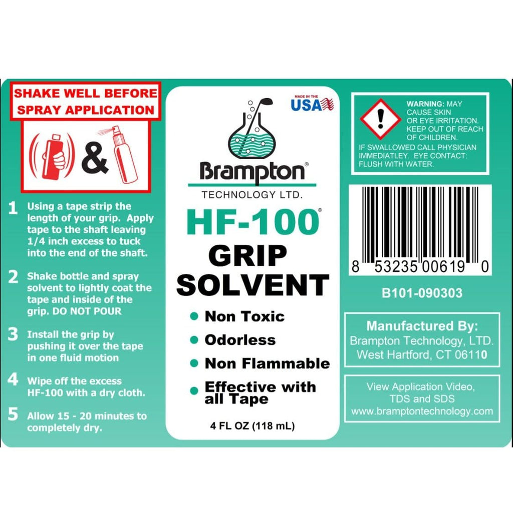 Brampton HF-100 Grip Solvent 4oz. Spray Pump