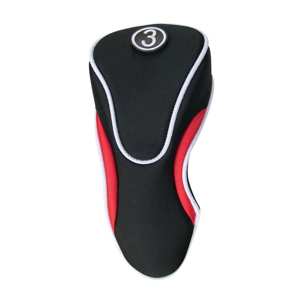 No Logo Red-Black Head Covers