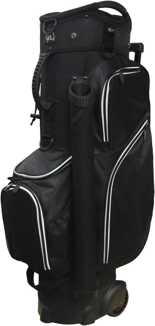 RJ Sports Carter 14 Way Divider Top Transport Golf Cart Bag with Wheels/Handle