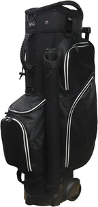 RJ Sports Carter 14 Way Divider Top Transport Golf Cart Bag with Wheels/Handle