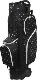 RJ Sports Carter 14 Way Divider Top Transport Golf Cart Bag with Wheels/Handle