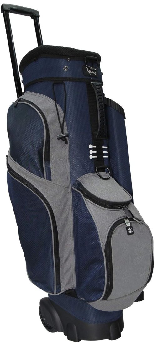 RJ Sports Spinner-X 9.5" Transport Golf Cart Bag with Wheels/Handle