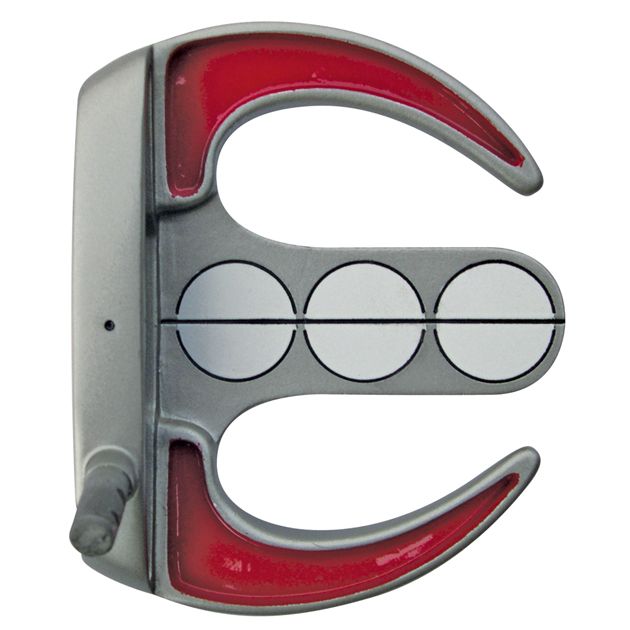 Armada Mallet Putter Head - Red/Gray