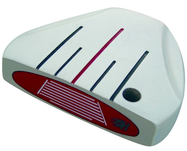 Custom-Built Heater 5.0 White Mallet Putter