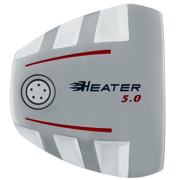 Heater 5.0 White Mallet Putter Head