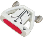 Custom-Built T7 Twin Engine White Mallet Putter