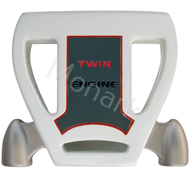 T-7 Twin Engine White Mallet Putter Component Kit