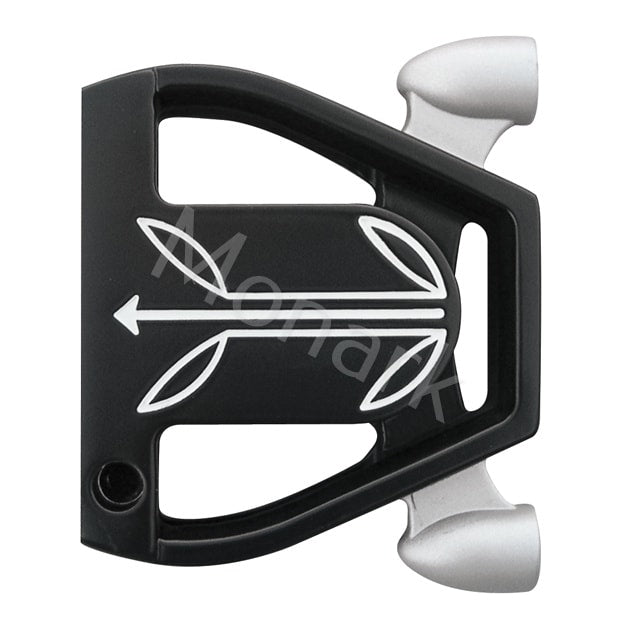 T-7 Twin Engine Black Mallet Putter Head