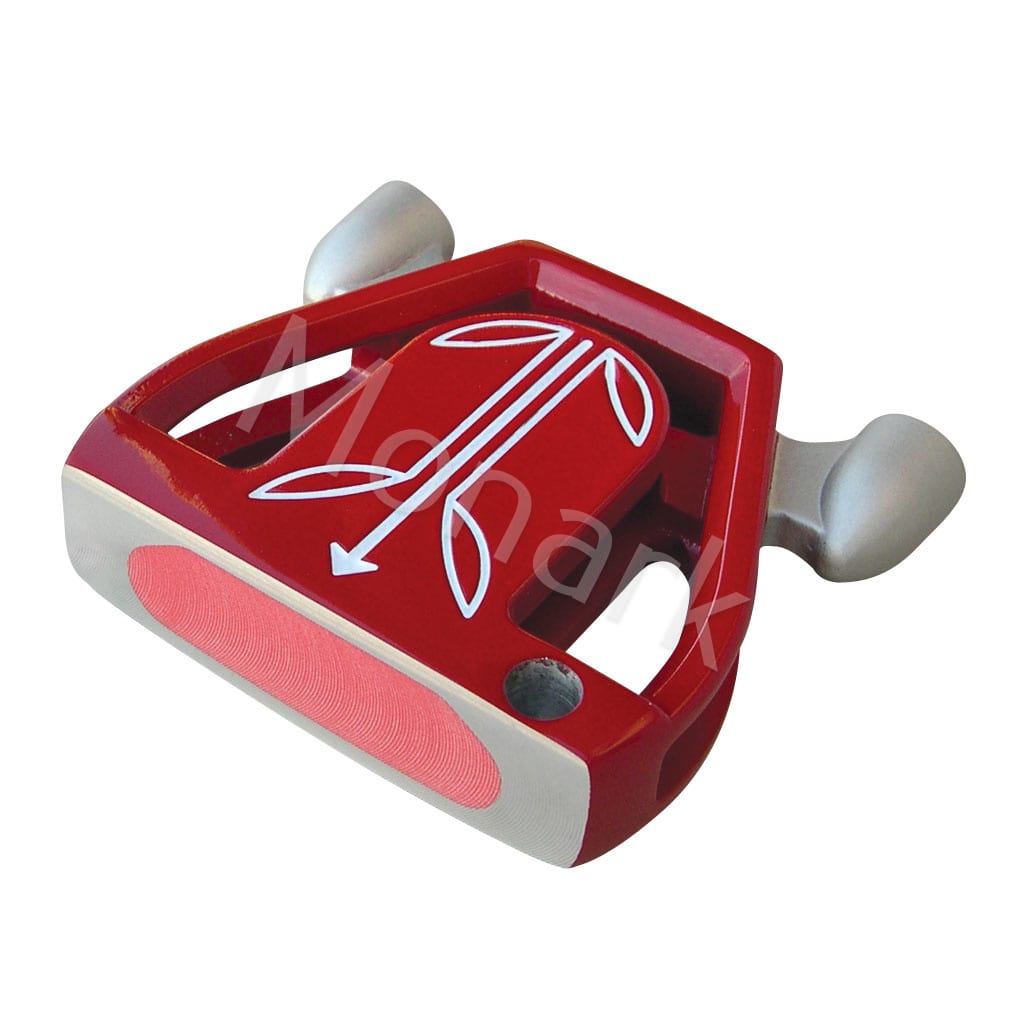Custom-Built T7 Twin Engine Red Mallet Putter