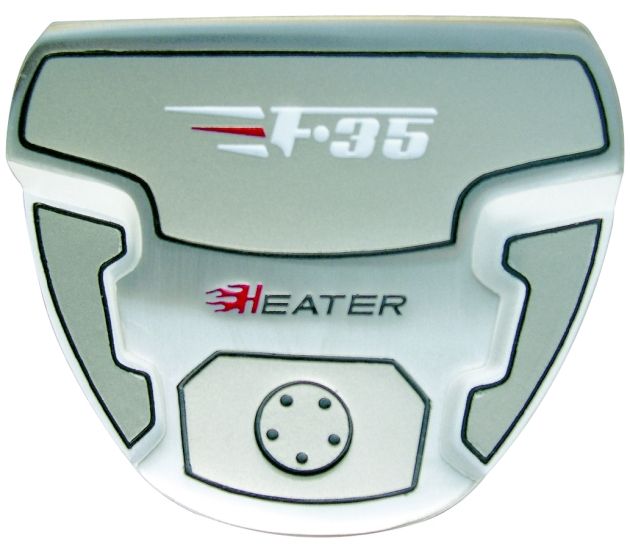 Heater F-35 White Mallet Putter Head