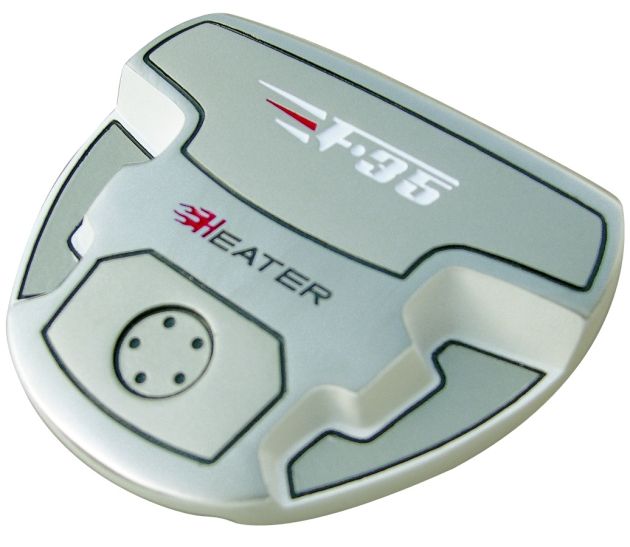 Heater F-35 White Mallet Putter Head