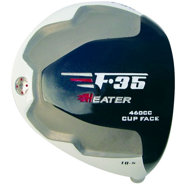 Custom-Built Heater F-35 Cup Face White Titanium Driver