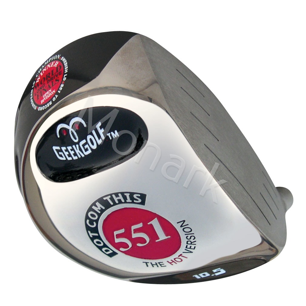 Custom-Built Geek Golf Dot-Com-This 551 Japan Hot Version Titanium Driver - Black