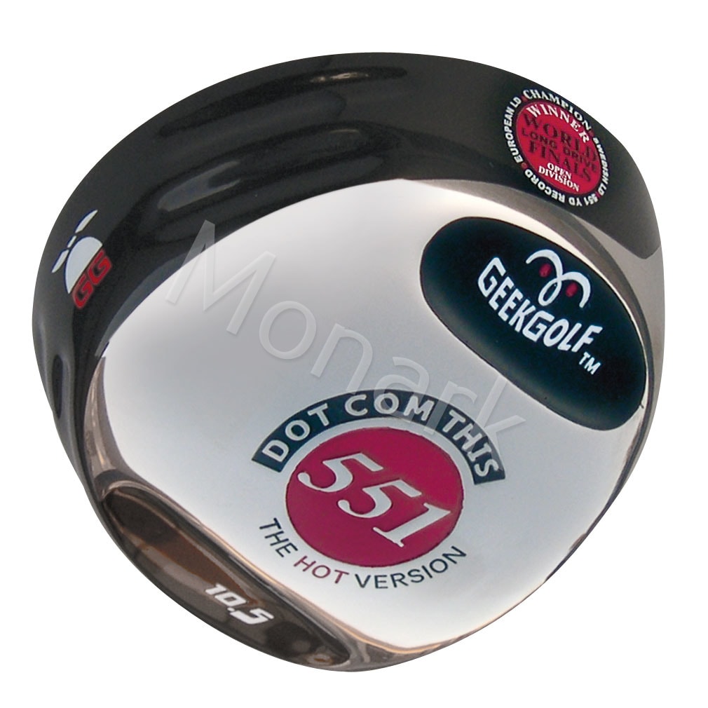 Custom-Built Geek Golf Dot-Com-This 551 Japan Hot Version Titanium Driver - Black