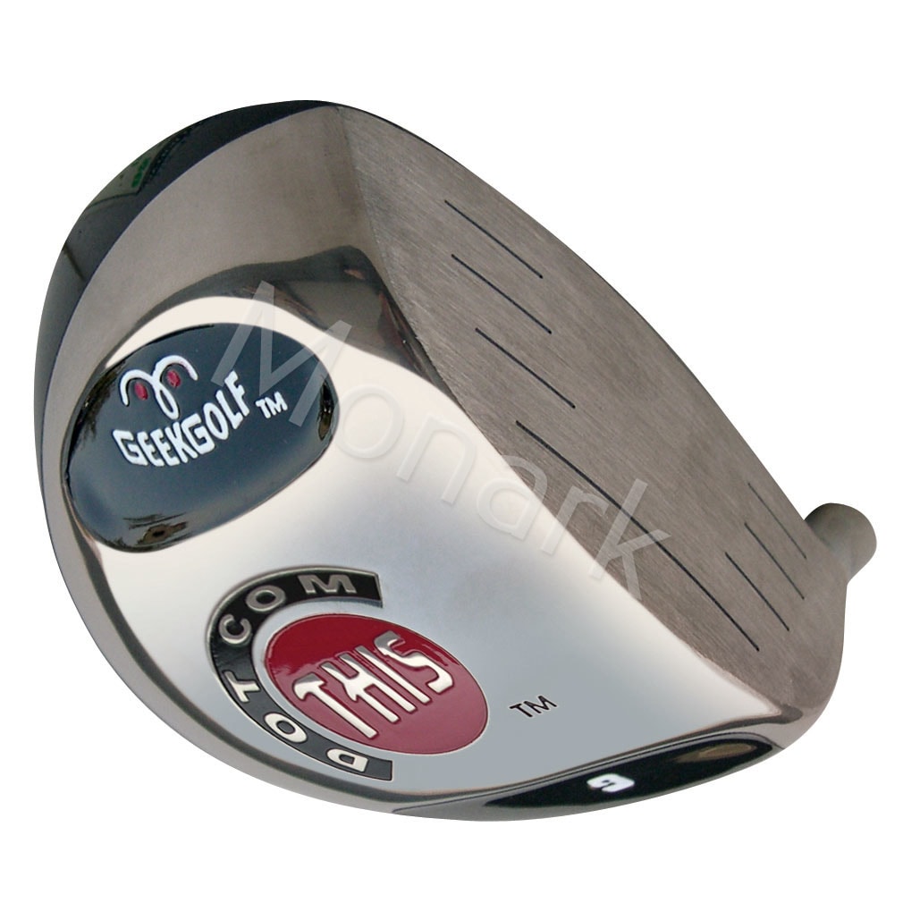 Custom-Built Geek Golf Dot-Com-This Titanium Driver - Black