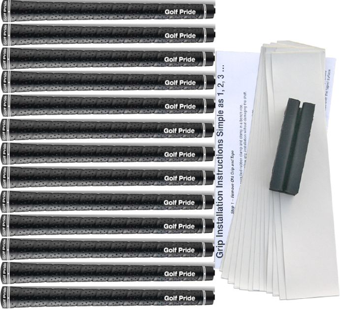 Golf Pride Tour Wrap 2G Black 13-pc-Grip Kit