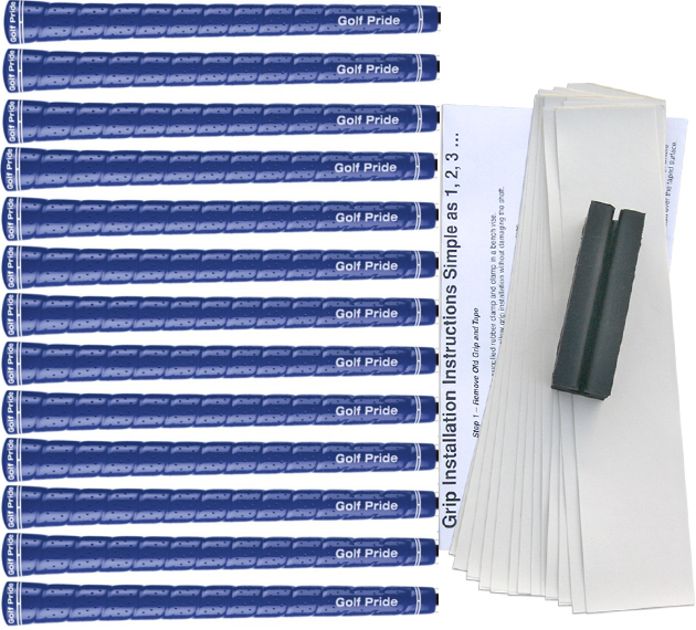 Golf Pride Tour Wrap 2G Blue 13-pc Grip Kit
