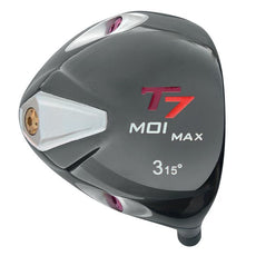 Custom-Built T7 Max MOI Black Triangular Fairway Wood