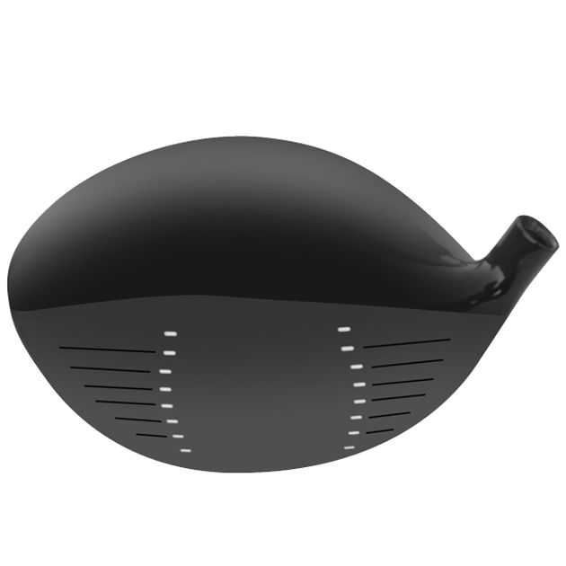 Custom-Built T7 Max MOI Black Triangular Titanium Driver